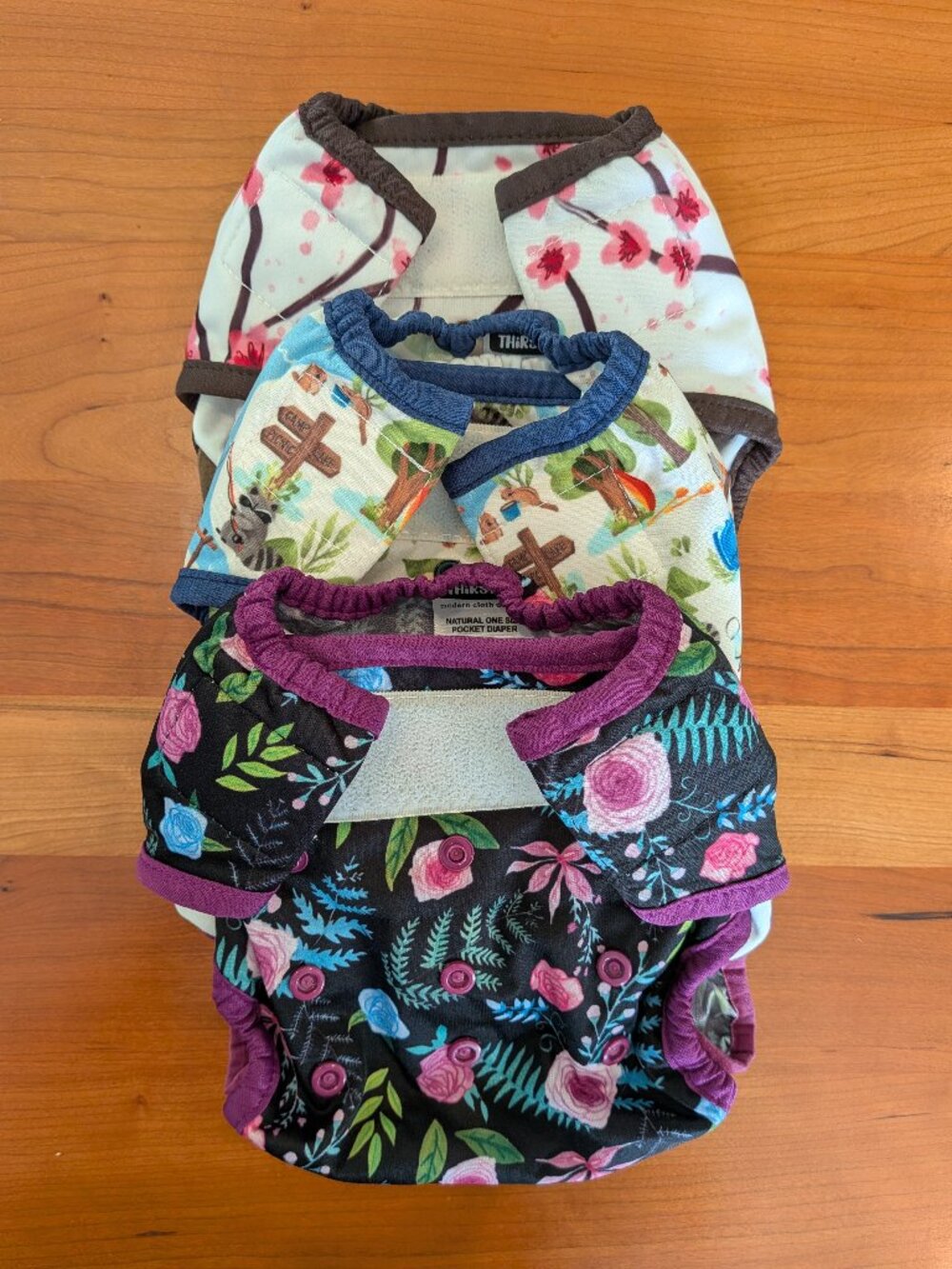 Three Thirsties Natural Pocket Diapers - OS